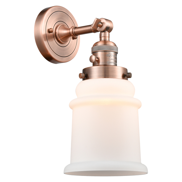 Innovations Lighting One Light Sconce With A High-Low-Off" Switch." 203SW-AC-G181